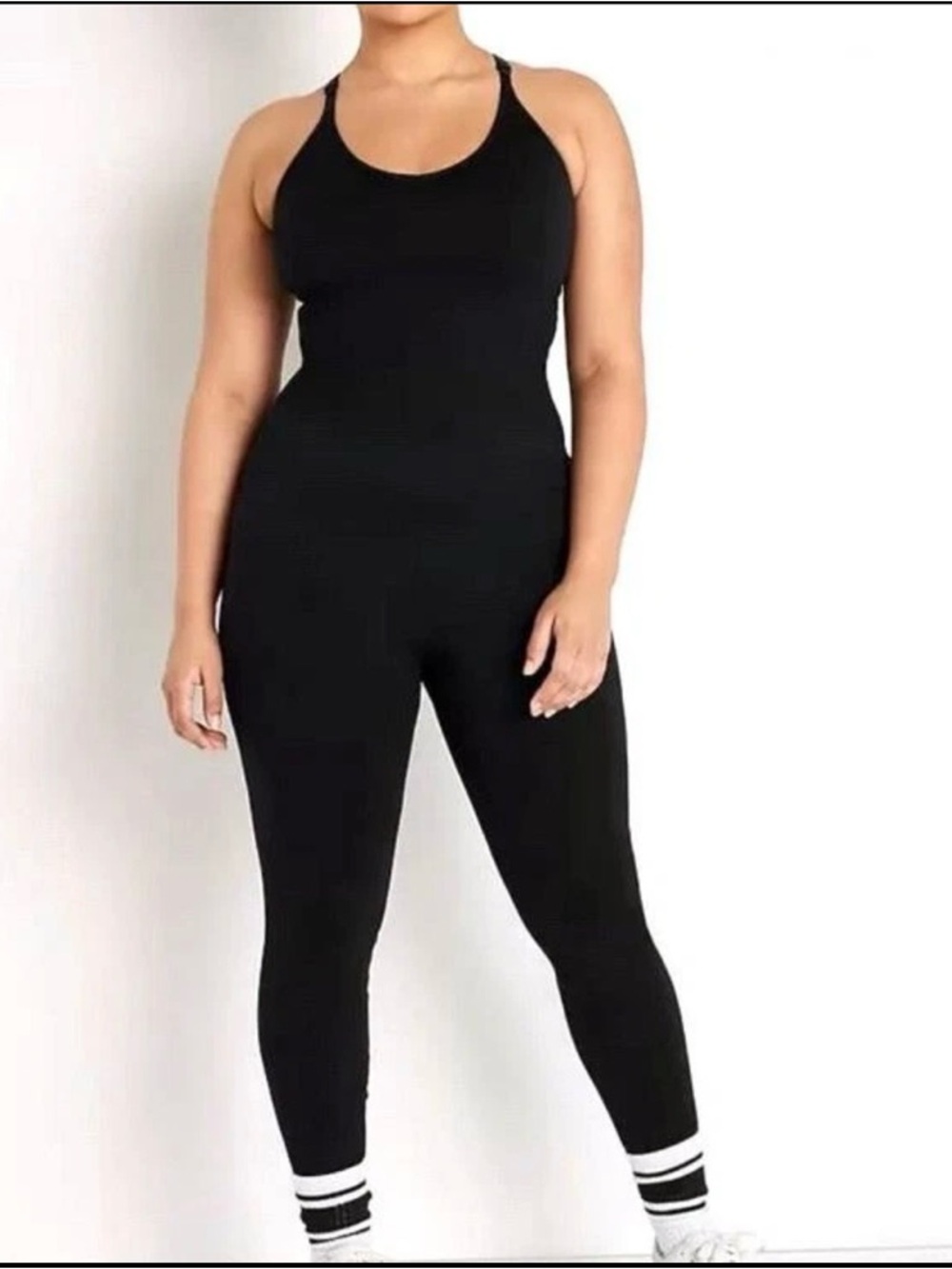 Victoria’s Secret Pink Active Women’s Black Seamless Bodysuit